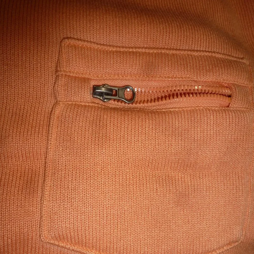 NEW Arthur Beale super soft Crewneck zip front pocket pullover sz L & XXL - Picture 5 of 16
